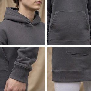 Vente en gros de sweats à capuche pour femmes en polaire épaisse 450 GSM, coupe ample et confortable, tissu durable, style contemporain, formel, extérieur, look élégant - Product Image 6