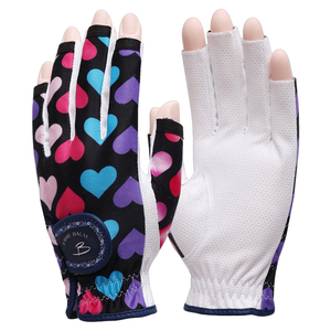 Guantes de Golf de Piel de Cabretta Suave Premium Antideslizantes Verdes con Logotipo Personalizado al por Mayor, Cierre de Tirón, Unisex, Mano Izquierda/Derecha - Product Image 1