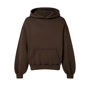 Sudadera con capucha personalizada con estampado puff, de algodón grueso, estilo boxy, con etiqueta privada para marcas estadounidenses de ropa urbana de lujo. - Product Image 5