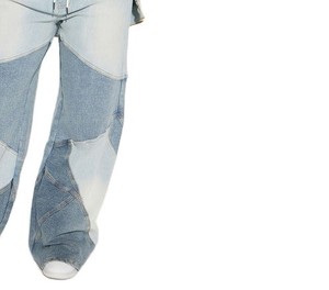 Pantalones Vaqueros Cargo para Mujer, Corte Holgado, Cintura Alta, con Múltiples Bolsillos, Estilo Casual, Pierna Ancha, Ropa Urbana, Diseño Personalizado - Product Image 6