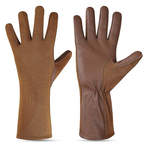 Gants de vol Nomex personnalisés avec logo, résistants au feu, en cuir véritable, tactiques, pour l'aviation, la chasse, les sports, la sécurité et le travail - Product Image 2