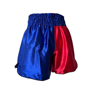 Custom 100% Polyester Sublimation Printed Kickboxing Short Men’s Cotton Muay Thai Shorts with Side Stripes - Product Image 1