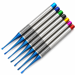 Juego de Elevadores Dentales CTI-DI-005 Chan Tara Industries, Instrumentos Manuales de Acero Inoxidable y Titanio de Grado Médico con Agarre Ergonómico - Product Image 1
