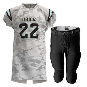 Ensemble d'uniformes de football américain sublimés sur mesure, vert lime, jersey et pantalon en polyester respirant - Product Image 5