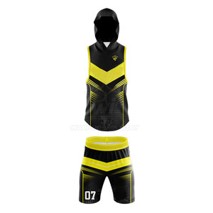 Nouvel uniforme 7v7 élégant et personnalisable, conçu en tissu respirant qui garde au sec pendant les matchs - Product Image 2
