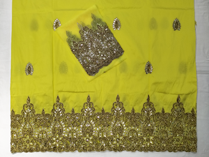 El mejor vendedor del vendedor indio, nuevo diseño, envoltorios africanos de George, vestido de tela con diadema para mujer, ropa africana única - Product Image 6