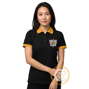 เสื้อเชิ้ตสตรีชมรมซิกมาแกมมาโร ขายส่ง เสื้อลำลองฤดูร้อน ระบายอากาศได้ดี เป็นมิตรกับสิ่งแวดล้อม ผ้าฝ้ายทรงปกติ คอเสื้อป้องกันรอยยับ - Product Image 4