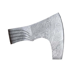 High Quality Industrial Stainless Steel Damascus Flat Backed Handmade OBM ZA DAMASCUS MAKERS Pizza Cutter <b>Axe</b> Head Rose <b>Wood</b> - Product Image 4