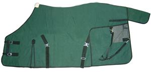 Couverture d'hiver pour chevaux la plus vendue, en toile, pour la course, durable, respirante, avec rembourrage en polaire de coton, portable, imperméable, col standard - Product Image 6