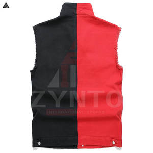 Nouveautés : Gilet en jean sans manches, style personnalisé, veste en jean pour homme, prix de gros - Product Image 2