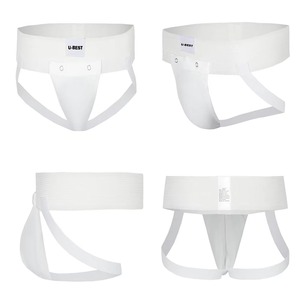 Martial Arts Groin Guard White Cotton Groin Guards For Taekwondo Karate <b>Boxing</b> MMA Male Groin Guard Wholesale Price Customizable - Product Image 5
