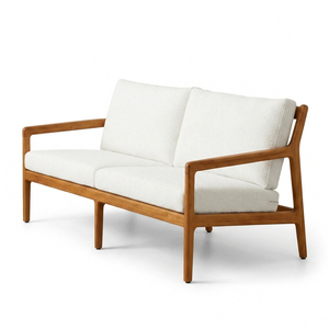 Solid Teak Oslo Modern Teak Lounge Set Cushioned Handmade Durable Luxury Outdoor Furniture for Villa Resort Patio - Product Image 3