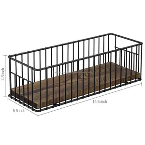 Trending Minimalist Style <b>Matte</b> Black Metal Multi-functional <b>Table</b> Display Tray for Toiletries Banquet Use Handmade Zahid - Product Image 2