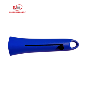Custom OEM Blue ABS Plastic Handle for Ostrich Feather <b>Duster</b> Injection Molding Manufacturer 57.8x38.1x215mm - Product Image 3