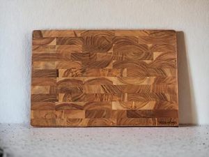 Planche à découper et à hacher multi-usages pour viande, poulet, poisson, pain, fromage - Bois écologique, compatible lave-vaisselle, design rectangulaire - Product Image 5