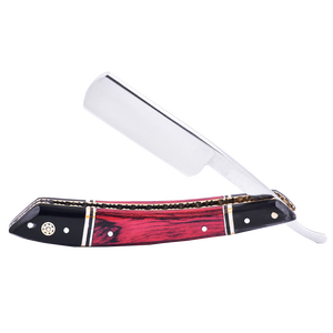 High Quality Titan Wood Handle Straight Razor for <b>Men</b> Shaving Body & Face Stainless Steel Blade Customizable OEM Logo - Product Image 6