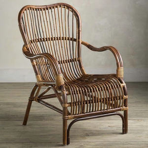 Chaise de salle à manger en rotin naturel de haute qualité, fabriquée à la main pour la cuisine, la salle ou le jardin, OEM acceptable, variété de couleurs, usine au Vietnam - Product Image 4