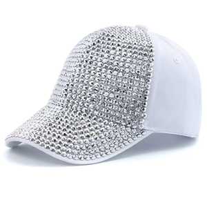 Unisex Fashion Baseball Cap With Rhinestone Adjustable Size For Casual Wear Spring And <b>Summer</b> - Product Image 5