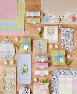 Panier de Pâques, torchon lourd, lot de 3 pièces | Design Imports - Product Image 5