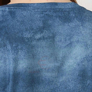 Women's Eco-Friendly Summer Acid Wash Crop Top Custom Crew Neck T-Shirts-Custom Plus <b>Size</b> High Quality Slim Fit Hot Sale - Product Image 6