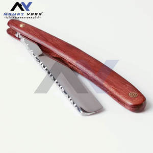 Navaja de Afeitar Recta de Alta Calidad para Hombre, Mango Metálico Elegante con Recubrimiento de Papel, Nuevas Navajas de Afeitar Desechables, Cuchilla para Afeitar la Cara - Product Image 3