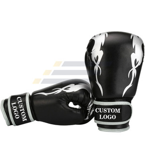 Gants de boxe en cuir personnalisables de haute qualité 10oz pour le kickboxing et l'entraînement MMA - Product Image 4