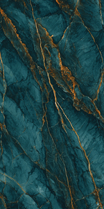 Azulejos de Porcelana con Aspecto de Mármol Verde Dorado Brillante de 600x1200 mm para Baño, Antibacterianos, Diseño Moderno - Product Image 2
