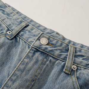 Flared <b>Jeans</b> Men Classic Streetwear <b>Raw</b> <b>Hem</b> Vintage <b>Jeans</b> Pants Straight Leg Baggy <b>Jeans</b> Men - Product Image 5