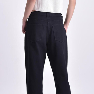 Reinforced Stitched Denim <b>Jeans</b> Pants Ladies Straight Leg High <b>Waist</b> Stretch Fabric Casual Fashion Comfortable Women Pants - Product Image 6
