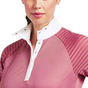 New Arrival Women Short Sleeves <b>Equestrian</b> T-shirt Wholesale Custom Logo Printed Women Horse Riding Shirt - Product Image 6