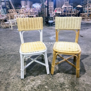 Sillas de Comedor Infantiles de Ratán Hechas a Mano para Alquiler de Eventos, Bodas, Fiestas de Cumpleaños, Proveedor Directo de Fábrica de Muebles - Product Image 2
