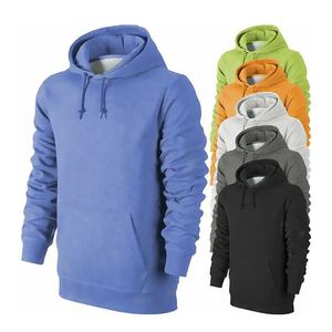 Sweats à capuche Hip Hop lourds pour l'hiver Streetwear Sweats à capuche de couleur unie vierge surdimensionnés - Product Image 3