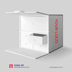 กล่องของขวัญแม่เหล็กทำจากกระดาษแข็งบรรจุภัณฑ์แบรนด์ธุรกิจระดับพรีเมี่ยมสำหรับบรรจุวิกผมโลโก้ตามสั่ง - Product Image 3