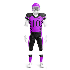 Uniforme de Fútbol Americano Personalizado de Alta Calidad, 100% Poliéster, Secado Rápido, Transpirable, Ecológico, Unisex, para Adultos, para Todas las Temporadas - Product Image 2