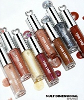 Gloss à lèvres Private Label Shine Bright Starshine, fini brillant, dimension éclatante, céramides radieux, PDRN, huile brillante nacrée