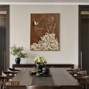 Peinture florale sur toile en soie pour femme, design unique, art mural floral, peinture abstraite artisanale de qualité supérieure, peinture sur toile personnalisée, fabriquée au Vietnam, HALO - Product Image 1