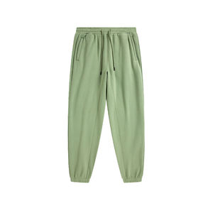 Pantalones Deportivos Casuales para Hombre, Color Rosa Coral, Poliéster Antipilling, Cintura Elástica con Cordón, Bolsillos Laterales, Tejido Ligero - Product Image 5