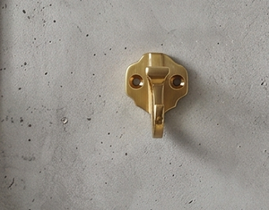 Modern Golden Metal Wall <b>Hook</b> Sleek Plain Design Perfect <b>For</b> Home Decor And Stylish Wall Mounted Storage Solutions - Product Image 4