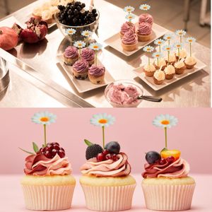 Stuzzicadenti Decorativi in Bambù Floreale da 4,7 Pollici, 100 Pezzi, per Cocktail, Matrimoni, San Valentino e Altri Aperitivi - Product Image 2