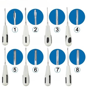 BAFA SURGICAL INSTRUMENTS Juego de 8 Elevadores de Raíz Curvos de Acero Inoxidable para Laboratorio, Instrumento Premium para Laboratorio - Product Image 5