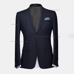 Men's Business and Wedding Tuxedo <b>Suit</b> Casual Dress Pant Coat with Waterproof Feature Factory Price - Product Image 4