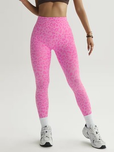 High-Waist Casual Knitted Breathable Lightweight Summer Fitness Leggings | Seamless <b>Tummy</b> <b>Control</b> Gym Yoga Pants | Comfortable - Product Image 1