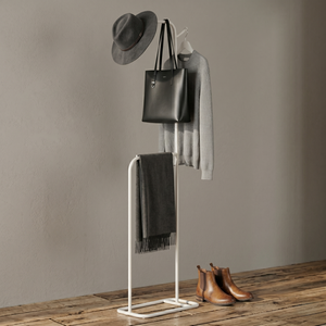 Modern Minimalist Freestanding Coat Rack With <b>Hat</b> Hook For Bedroom Living Room Furniture Metal Design - Product Image 2