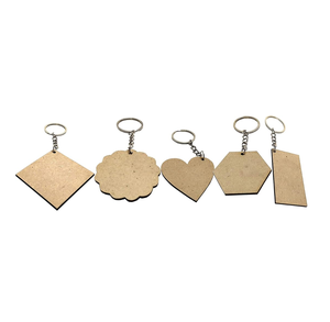 Best Quality MDF Keychain Sublimation Wood Keychain Blanks Customized Size Hot MDF Keychain <b>Keyring</b> - Product Image 3