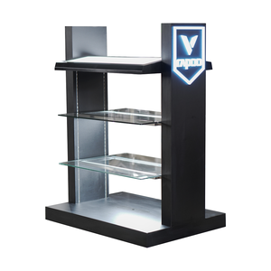 ADONG A40 Vitrine pour ordinateur portable | Conception d'étagères en bois et en verre | Service OEM/ODM de l'usine du Vietnam - Product Image 1