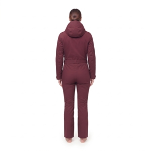 Traje de esquí impermeable para mujer, ropa de invierno gruesa, cálida y resistente al viento, ropa deportiva para exteriores con cremallera única - Product Image 2