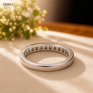 Bague de fiançailles spéciale en argent sterling 925, bague de fiançailles de luxe en moissanite, bague de fiançailles en diamant taille princesse, bague pour la Saint-Valentin - Product Image 4