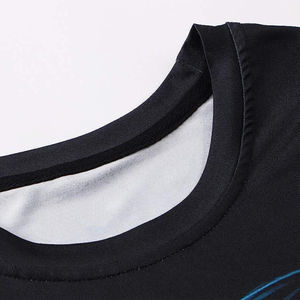 Ropa Deportiva Transpirable de Secado Rápido para Hombre, Camiseta de Manga Larga con Cuello Redondo, Personalizada, para Correr, Spandex/Poliéster - Product Image 3