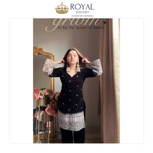 Distribuidor Mayorista que Vende Ropa Pakistaní de Excelente Calidad, Nuevo Traje Salwar de Diseñador con Bordado de Terciopelo para Mujer - Product Image 3