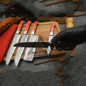 In Stock High Quality Handmade 67-Layer Damascus Chef <b>Knives</b> <b>Set</b> Sustainable Multi-Purpose - Product Image 4